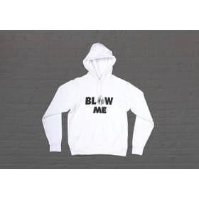 Resim Veglobe Blow Me Baskılı Hoodie 