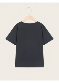 Resim Uyguntarz Çocuk California Baskılıtasarım Tshirt Siyah 