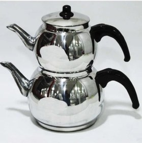 Resim Alüminyum Küre Çaydanlık Takımı No 3 - Desensiz Çaydanlık 