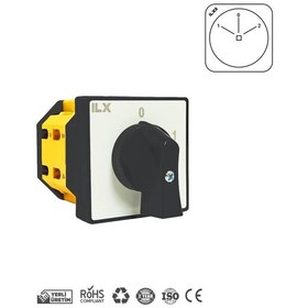 Resim Ilx P6 Kutup Değiştirici Tip 3x25 Pako Şalter İl-xp6-c03-025 
