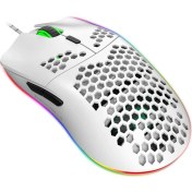 Resim Sanlindou Hxsj J900 Oyun Fare Rgb Aydınlatma Programlanabilir Fare İle Altı Ayarlanabilir Dpı Honeycomb Kabuk Masaüstü Dizüstü Bilgisayar (Yurt Dışından) 