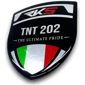 Resim Rks Tnt202 3d Gümüş Arma Sticker Redlinegrafik 