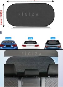 Resim figiza Oto Araba Arka Cam Vantuzlu Güneşlik Perde Araç Oto Perdesi 