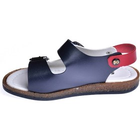 Resim Kiko Kids Erkek Çocuk Sandalet Şb 2330-39 Beyaz Lacivert Kırmızı 001 