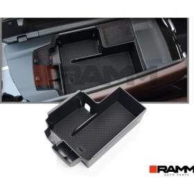 Resim Ramm Bmw Kol Dayama Saklama Kutusu Pvc Siyah 