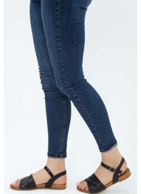 Resim Tamer Tanca Kadın Hakiki Deri Siyah Deri Düz Sandalet 766 0266 Byn Sndlt Y21 Sıyah Dr Siyah 