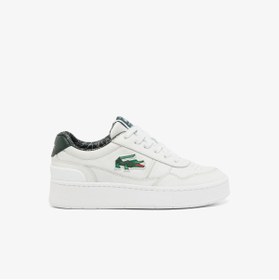 Resim Lacoste Aceclip Premium Kadın Beyaz/Yeşil Sneaker 