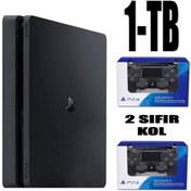 Resim ATS Sony Ps4 1 Tb Slim Kasa 2 Adet Sıfır V2 Kol Teşhir Ürün 12 Ay Garanti 