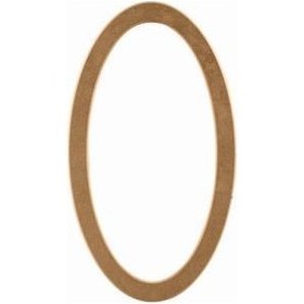 Resim Obuts Home 70 Lik Oval Ayna Çerçevesi 8587 Boyasız Ham 