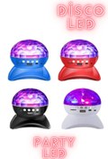 Resim 10numara Disko Topu Led Işıklı Şarjlı Bluetooth Hoparlör Disco Speaker Usb-sd Kart 