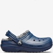 Resim Crocs Classic Lined Clog Çocuk Lacivert Terlik 