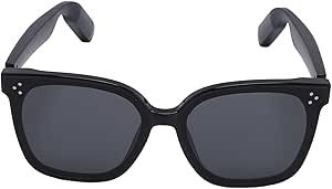 Resim Bluetooth Audio Akıllı Gözlükler, HD Polarize Kablosuz Kulaklık Güneş Gözlüğü Açık Hava/Sürüş Için Erkekler Ve Erkekler, Yerleşik MIC Ve Hoparlörler, Dokunma Kontrolü 