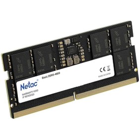 Resim Netac Basics Ddr5 16 Gb 4800 Mhz Notebook Ram - Ntbsd5n48sp-16 