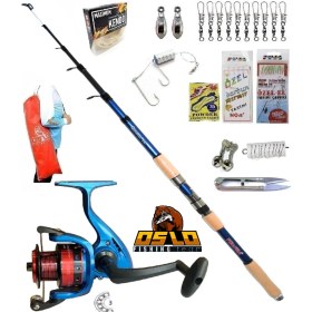 Resim Oslo 3000 270cm 50-100gr Piranha Ultimate Kıyı Spin Olta Takımı Seti 