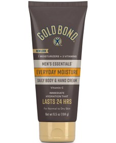 Resim Gold Bond Men's Essentials Günlük Nemlendirici El ve Vücut Kremi 184 G 
