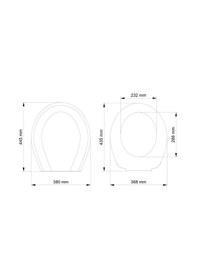 Resim Visam İris Termoplast Klozet Kapağı 525 - 001 
