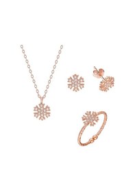 Resim Glorria Gümüş Kar Tanesi Set (381944411) 