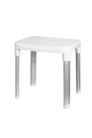 Resim Prima Nova Cappadocia Paslanmaz Alüminyum Geniş Banyo Taburesi (130 KG Kapasite) 