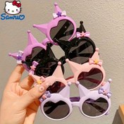 Resim For Kuromi Moda Gözlükleri Kadınlar İçin - Gradyan Renk, Dayanıklı PC Malzeme, Anime Temalı Karikatür Tasarımı, Partiler, Doğum Günleri, Paskalya Etkinliği Süslemeleri İçin İdeal, Sevimli Gözlükler 