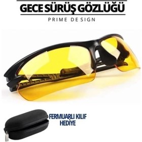 Resim Bfs Prime Gece Sürüş ve Sis Gözlüğü Özel Kutulu 