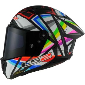Resim Ls2 Thunder Karbon Gp Aero Flash Kapalı Kask 