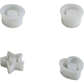 Resim Adet Mumluk Silikon Kalıp, Silikon Kendin Yap Mumluk Kalıbı Diğer 