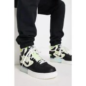 Resim Nike Air Force 1 Mid React Erkek Siyah Spor Ayakkabı 