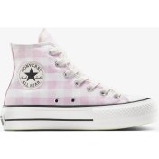 Resim Converse Chuck Taylor All Star Lift Kadın Beyaz Desenli Platform SNEAKER.103 