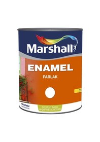 Resim Marshall Enamel(Dekoratif) Parlak Yağlı Boya 0.75 Lt=1 Kg-Ahşap M 