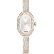 Resim Swarovski Dextera Bangle Saat, Isviçre Üretimi, Metal Bileklik, Altın Rengi, Şampanya Altın Rengi Yüzey 