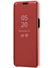 Resim Huawei Mate 20 Lite Uyumlu Aynalı Kapaklı Lüx Kılıf Rose Gold 