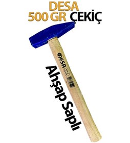 Resim Çekiç Ahşap Saplı Sağlam Dayanıklı 500 Gr Desa 