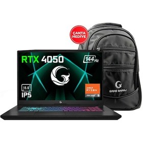 Resim Game Garaj Slayer R5-4050 C2 R5-7535HS 32 GB 1 TB SSD RTX4050 15.6" Dos 144 Hz Dizüstü Bilgisayar 