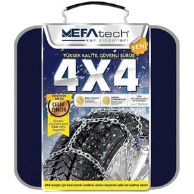 Resim Kar Zinciri 235/40/r19 4x4 Tipi Binek Suv Minibüs Takmatik Kolay Montaj 10 CM 