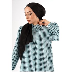 Resim Fatma Sezen Siyah Jan Jan Şal - Kadın 