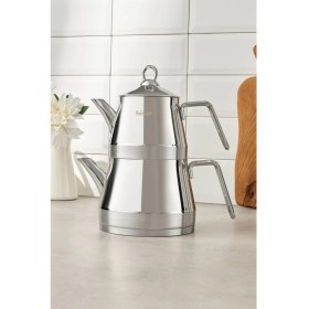 Resim Mena Rise Orlando Çaydanlık Takımı - Paslanmaz Çelik Çaydanlık 