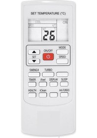 Resim Electrolux Exp35u538hw İle Uyumlu Mobil Portatif Klima Kumandası 