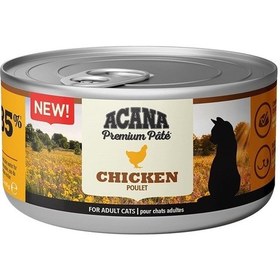 Resim Acana Premium Pate Tavuk Etli Yetişkin Kedi Konservesi 4 x 85 G 