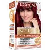 Resim Loreal Paris Excellence Intense - Krem Saç Boyası No:6.66 Yoğun Kızıl 