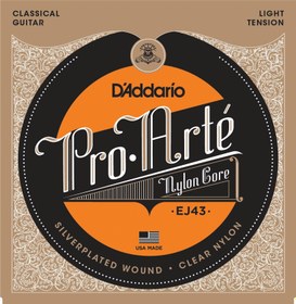Resim D'Addario EJ43 Pro-Arte Nylon Light Tension Klasik Gitar Teli 