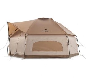 Resim Naturehike Mg Altıgen Glamping Kanvas Kamp Çadırı Kahve 