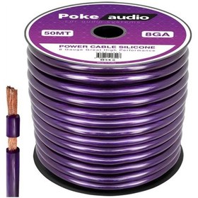 Resim Poke Pk-1410 8ga 50 Metre Oto Anfi Power Kablo 