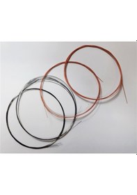 Resim 10 Paket Toprak Marka Paslanmaz Çelik Saz Teli Seti-Sarı Bamlı 