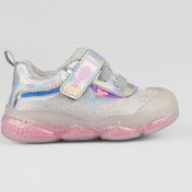 Resim Pety Ortopedik Kız Bebek Beyaz Işıklı Rahat Sneaker Beyaz 