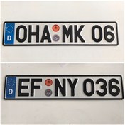 Resim Alman Plaka, Dekor Plaka, Sarı Plaka, Süs Plakası, Yabancı Plaka Diğer