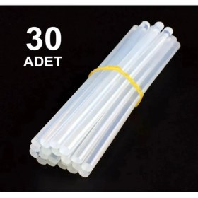 Resim AY MAGNET 30 Adet Kalın Silikon, Sıcak Silikon, Şeffaf Mum Silikon, 11MM Sıcak Yapıştırıcı 