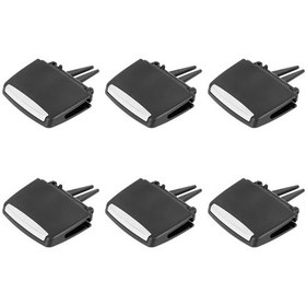 Resim Black-6x-bmw X5/x6 Hava Firar Çıkışı Sekmesi Klipsi, Arka Sıra Taze Hava Izgarası Klipleri-bmw X5 E70 2006-2012, X6 E71 