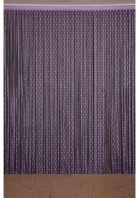 Resim Küçük Puanlı Model Lila Renk Hazır Ip Perde 300x270 Cm 