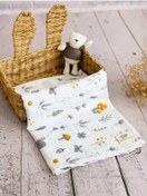 Resim Salyangoz Çok Amaçlı Müslin Örtü Battaniye Çok Renkli 