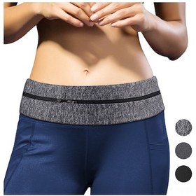 Resim Teltree Hafif Ve Su Geçirmez Spor Bel Çantası - Koşu, Bisiklet Ve Outdoor Aktiviteler İçin İdeal Gri 